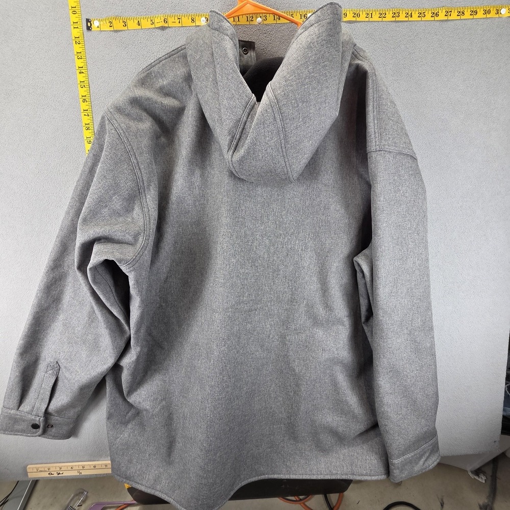 Carhartt Jacket Mens 3XL Gray Rain Defender Relaxed Fit Heavyweight TJ5022-M - Picture 2 of 9